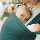 Boba Baby Wrap Carrier – Original Baby Sling Carrier for Newborns (7–35 lbs), Soft, Secure, Hands-Free & Ergonomic, Ideal for Comfortable Bonding, New Parents (Serenity Rainforest) by TinyTreasures Baby Boutique