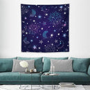 HZOHNAGO Boho Sun Moon Tapestry Purple Blue Sun Stars Galaxy Pattern Printed Wall Tapestry Wall Hanging for Bedroom Living Room Dorm 60" W x 60" H by CozyNest Decor