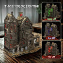 DIY Mini House Kit, Miniature Haunted House Kits with LED Accessories Furniture, 3D Wooden Puzzles for Adults, Dollhouse Craft Gifts for Girls, Boys, Teens by CozyNest Decor