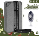 ALLCAMP Wine Bag - Insulated Cooler Bag with Wine Glasses, Bottle Opener & Wine Accessories for Wine Lovers - Portable Wine Gift Bag for Travel, Picnics, and Gift Ideas(Gray) by TinyTreasures Baby Boutique
