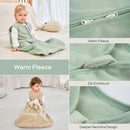 JELLYMONI Fleece Baby Sleep Sack 12-18 Months, 2 Pack 1.5 TOG Baby Wearable Blanket Winter Infant Sleeping sack with 2-Way Zipper, Warm Toddler Sleep Sack by TinyTreasures Baby Boutique