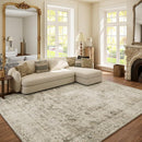 Washable Area Rugs for Living Room: 6x9 Bedroom Area Rugs Boho Vintage Rugs Stain Resistant Non Slip Low Pile Soft Lightweight Carpet for Kitchen Dining Room Farmhouse Nursery Kids Room Home Office by TinyTreasures Baby Boutique