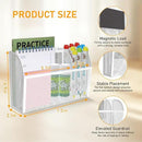 Magnetic Pencil Holder Magnetic Shelf for the Whiteboard 3-Grid Mesh Magnetic Pen Holder for Refrigerator Magnetic Organizer Locker Accessories Organizer for Office (White) by CozyNest Decor