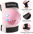 BOSONER Kids/Youth Knee Pads Elbow Pads Wrist Guards Set for 3-15 Years, Child Protective Gear Set for Roller Skates, Cycling, BMX Bike, Skateboard, Inline Skating, Scooter Riding Sports… by TinyTreasures Baby Boutique