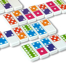 Melissa & Doug Dominoes Tabletop Game with 28 Colorful Tiles in Wooden Storage Box by TinyTreasures Baby Boutique