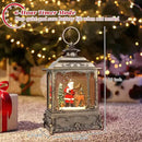 Christmas Snow Globes,Christmas Decorations for Home,with 6 Hour Timer,Musical Snow Globe,Battery Or USB Powered,Christmas Lantern,Christmas Festival Decor, Santas Reindeer by CozyNest Decor