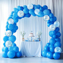 JOYIN 150 Pcs Light Blue Balloons, Different Sizes 18 12 10 5 Inch Light Blue Latex Balloon Arch Kit with Instruction for Birthday Party Graduation Wedding Holiday Decoration by TinyTreasures Baby Boutique