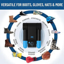 Foldable & Compact Boot Dryer & Boot Warmer with Timer, Fast 2-Hour Drying, Heavy-Duty Shoe Dryer for Work Boots, Sneakers, Gloves, Helmets & more – 2 Tube Design Everlasting Comfort by CozyNest Decor