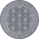 Keen Home Design Terrace Outdoor Round Rug - 5ft Round Washable Indoor/Outdoor Rug for Patio, Kitchen, Balcony, Beach, Garden, Deck and Porch, Size: 5'3" Round by GreenHaven Gardens