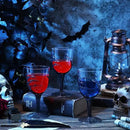 Dandat 24 Pcs Halloween Skeleton Hand Goblets 12oz Clear Plastic Halloween Cups Skull Wine Glass Set for Creepy Spooky Party Decorations (Black) by CozyNest Decor