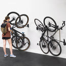 StoreYourBoard SwivelStow Road & Gravel Bike Storage 2 Pack – Heavy Duty Bike Hanger, No-Lift Bike Wall Mount for Garage Bike Storage, Holds 70 lbs, Patent-Pending by GreenHaven Gardens