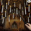 20pcs Flameless Candles with Wand, Hanging Window LED Candle, Battery Operated Warm Light Flickering Candle, Taper Candle Set for Christmas, Wedding, Birthday Party, Valentine's Day Gift by GreenHaven Gardens