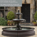 Pond Hose ID 1-1/2” × 10ft Black Corrugated Flexible Reinforced PVC Hose Vinyl Tubing for Pond Pump Fountain Garden Waterfall, Non-toxic & Kinkproof, with 2 clamps, 1.5 in 38mm id by GreenHaven Gardens