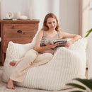 Giant Bean Bag Chairs for Adults Teens, Large Bean Bag Sofa Chairs with Filling Comfy Fuzzy BeanBag Chair with Armrests for Bedroom Living Room Reading by CozyNest Decor