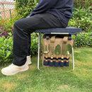 Garden Folding Gardener Stool with Gardening Tools Insulation Garden Bags Plus 5 Garden Tools and Gardening Kneeler Ideal Gift for Mother's Day/Father's Day (Navy Blue) by GreenHaven Gardens