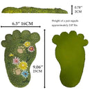 Garden Stepping Stones - Decorative Stones for Patio, Lawn, Stepping Stones Made of Resin (Set of 2) by CozyNest Decor