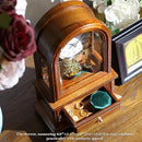 AYRELY® Wooden Table Anniversary Clock, Antique Shelf Clocks, Revolving Pendulum Mantel Clocks, Desk Grandfather Clock for Living Room, Home Decor Gift by CozyNest Decor