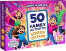 50 Family Activities - Adventure Scratch Off Cards - Family Date Night Ideas - Gift Basket Games for Kids and Adults - Surprise Book of Fun Challenge - Experience Gift for Kids by TinyTreasures Baby Boutique