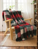 ZonLi Christmas Plaid Throw Blanket, Decorative Blankets by CozyNest Decor