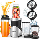 Ganiza Smoothie Blender, 900W Blenders for Shakes and Smoothies, 15-Piece Personal Blender and Grinder Combo for Kitchen, Smoothies Maker with 4 BPA-Free Portable Cup, Nutritious Recipe by TinyTreasures Baby Boutique