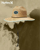 Hurley Women's Straw Hats - Real Straw Hat Medium Brim and Adjustable Chin Strap by GreenHaven Gardens