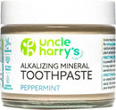 Uncle Harry's Peppermint Remineralizing Toothpaste | Natural Whitening Tooth Paste Freshens Breath & Promotes Enamel | Vegan Fluoride Free Toothpaste by CozyNest Decor