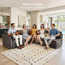Modular Sectional Sofa with Chaise U Shaped Sectional Couch for Living Room, 5-Seater Comfy Cloud Couches, Plush Corduroy, Gray by CozyNest Decor