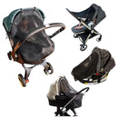 Stroller Sun Shade - Universal UV Protection Cover for Strollers Sunshade with See Through, Clip-On Sun Blocker, Sun Shield for Baby, Breathable Adjustable Fit, Full Coverage, Medium by TinyTreasures Baby Boutique