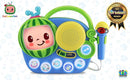 eKids Cocomelon Toy Singalong Boombox with Microphone and Built-in Music, Toddler Toys for Fans of Cocomelon Gifts by TinyTreasures Baby Boutique