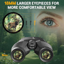 Aurosports 15x25 Compact Binoculars for Adult Kids - High Power Binoculars for Bird Watching - Easy Focus Small Binocular with Low Light Vision for Travel, Camping, Concert, Hiking by TinyTreasures Baby Boutique