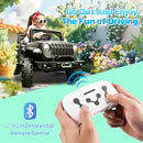 SEALIGHT 12V Kids Ride On Car Truck w/Parent Remote Control, Children Ride On Toy Toddler Electric Vehicle with Double Doors/Safety Belt/LED Lights/Music Player/Bluetooth by TinyTreasures Baby Boutique