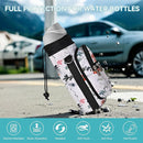 icolor Water Bottle Carrier Bag with Strap 25/32/40 oz Crossbody Bottle Holder with Phone Pocket Sling Sleeve Insulated Neoprene Water Bottle Pouch for Walking Travelling by TinyTreasures Baby Boutique