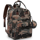 RUVALINO Diaper Bag Backpack, Multifunction Travel Pack Maternity Baby Changing Bags, Large Capacity, Waterproof, Green Camo by TinyTreasures Baby Boutique
