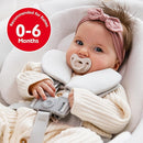 NUK 100% Silicone Comfy Orthodontic Pacifiers, 0-6 Months, Neutral Fashion, Timeless Collection, 5 Count by TinyTreasures Baby Boutique