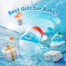 Baby Bath Toys for 6-12 Months, Rechargeable Bath Toys for Babies 6-18 Months, Whale Bath Toy Sprinkler for Toddlers 1-3 2-4, Light Up Bath Toy for Kids, Infant Bathtub Toys by TinyTreasures Baby Boutique