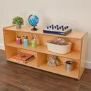 Children’s Factory Kids 2 Shelf Bookshelf Organizer, Classroom Bookshelf for Kids and Toddlers by TinyTreasures Baby Boutique