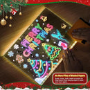 Lumiboard LED Drawing Board,Cosmody Light Up Drawing Board,Led Doodle Board for Kids,Christmas Party Favor Gifts Christmas Stocking Stuffers(13.7"*10") by TinyTreasures Baby Boutique