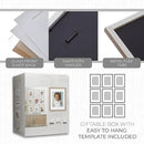 Sheffield Home 9 Piece Gallery Wall Frame Set, 11x14 Inch, Light Natural by CozyNest Decor