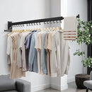 Wall Mounted Clothes Hanger,Clothes Drying Rack,Laundry Drying Rack,Drying Rack Clothing,Laundry Hanger Rack,Retractable Dryer Racks,Collapsible, Aluminum,can be Fold Upward & Left & Right by CozyNest Decor
