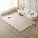 Premium Baby Playmat for Floor 80" x 110" Beige – Cloudsoft Coral Velvet Memory Foam Rug for Crawling – Non-Slip, Water-Resistant, Non-Toxic, Easy-Care Muscle Mat – Thick Play Mat for Baby by TinyTreasures Baby Boutique