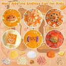 6 Packs Gradient Orange Slime Kit - Cloud Slime, Butter Slime & Clear Slime, Crunchy Slime for Kids with Various Slime Add-ins, Non Stick Slime Party Favors for Girls and Boys, 360ml Kids Slime(Bread) by TinyTreasures Baby Boutique