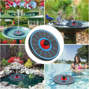Solar Fountain with Red Flower - Attract Birds - Upgrade 3.5W Solar Bird Bath Fountains, Solar Powered Water Feature Fountain Pump with 7 Nozzles for Hummingbirds, Garden, Pool, and Pond by GreenHaven Gardens