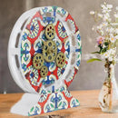 The Gears Clock Wall Clock Italy Collection with Moving Gears (Furore, 10 inch Round) by CozyNest Decor
