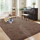 5x8 Area Rug for Living Room: Fluffy Shag Soft Washable Rugs Fuzzy Plush Indoor Carpet for Bedroom Nursery Playroom Dorm Kids Girls Boys Room (Coffee, 5'x8') by TinyTreasures Baby Boutique