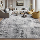 Kelarea Living Room Rug 6x9 Grey Rug Machine Washable Large Area Rugs, Non Slip Abstract Vintage Indoor Carpet for Bedroom, Nursery, Classroom, Dining Room, Home Office by TinyTreasures Baby Boutique