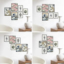 HAUS AND HUES Gallery Wall Picture Frames - Set of 6 Black Picture Frame Sets For Wall Collage, Pack of Photo Frames Set, Picture Frames For Wall, Gallery Home Decor (Three 8x10, Three 11x14 Black) by CozyNest Decor