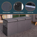 Extra Large Toy Storage Organizer with Lid - Sturdy, Collapsible Toy Chest Storage Box Design - Toys Bin with Dividers for Kids, Nursery, Bedroom, Playroom 37"x16"x14" by CozyNest Decor