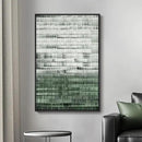 Framed Green Abstract Canvas Wall Art, Modern Art Prints Paintings Artwork for Walls, Minimalist Dark Sage Green Pictures for Living Room Dining Room Bedroom Office Bathroom Wall Decor 24x36 In by CozyNest Decor