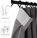 Full Blackout Privacy Curtains, 240 Inch Extra Wide Linen Blend Drapes, Pinch Pleat Window Drapery for Room Divider Storage/Space Room Separation, 1 Panel, W 240" x L 108", Gray by CozyNest Decor