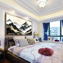amatop Framed Extra Large Wall Art for Office Abstract Mountain Motivational Canvas Print Black and White Landscape Picture Zen Nature Giant Artwork for Contemporary Living Room Bedroom Decor 58x29 Inch by CozyNest Decor